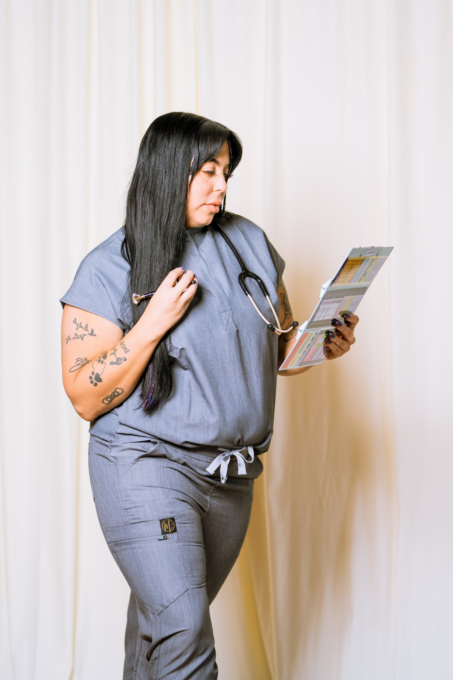most comfortable Grey scrubs for nurses